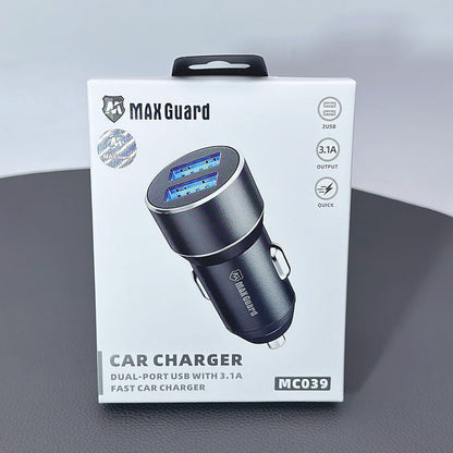 Maxguard 3.1A 2USB car charger MC039