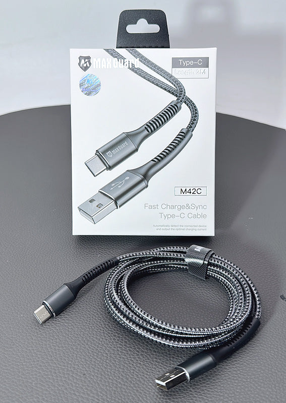 Maxguard 2m USB A To Type-C cable M42C