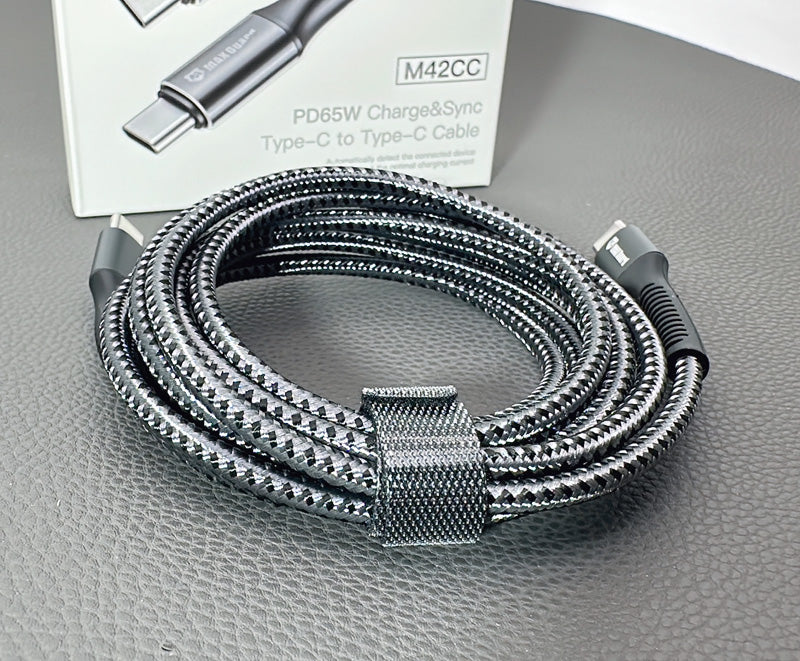 Maxguard 2m 65W Type-C to C cable M42CC