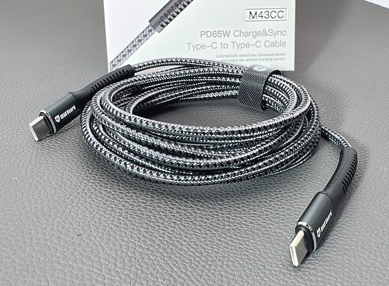 Maxguard 3m 65W Type-C to C cable M43CC