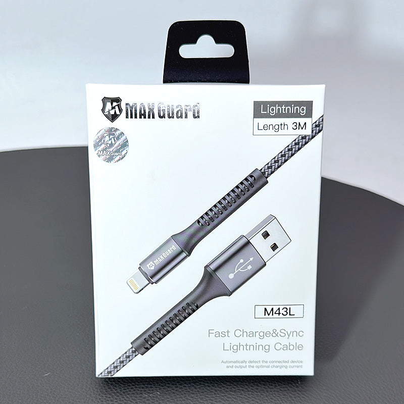 Maxguard 3m USB-A to Lightning cable M43L