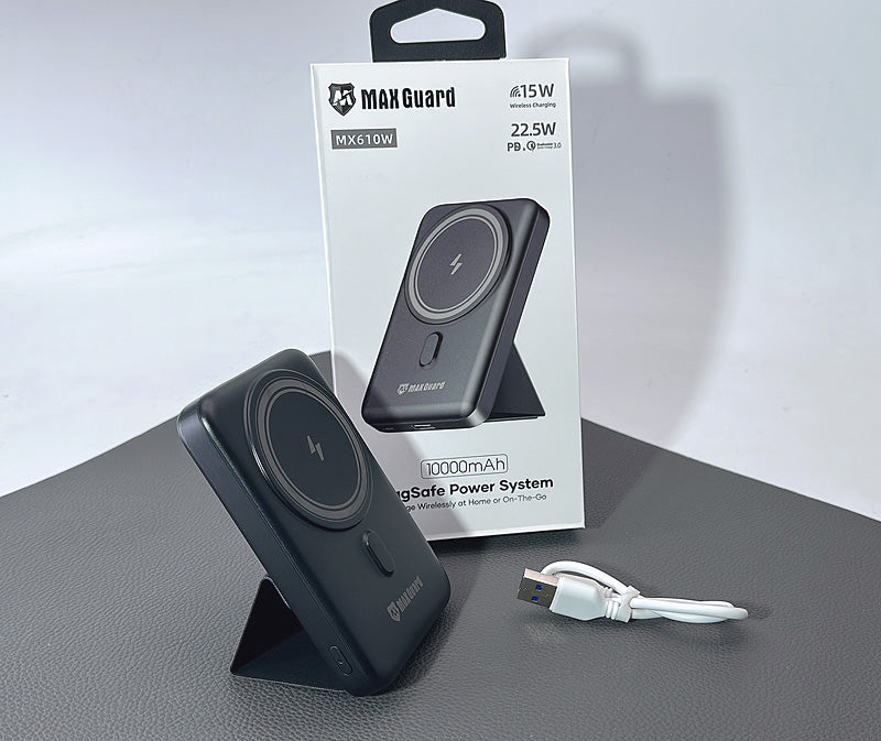 Maxguard PD 22.5W 10000 mah MagFit power bank MX610W