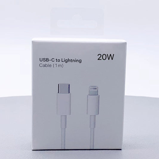 1m USB-C to Lightning Cable (20W) - Main product image
